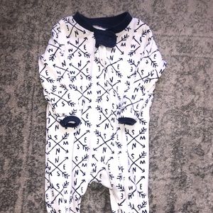 Honest Brand Footie PJ Zipper